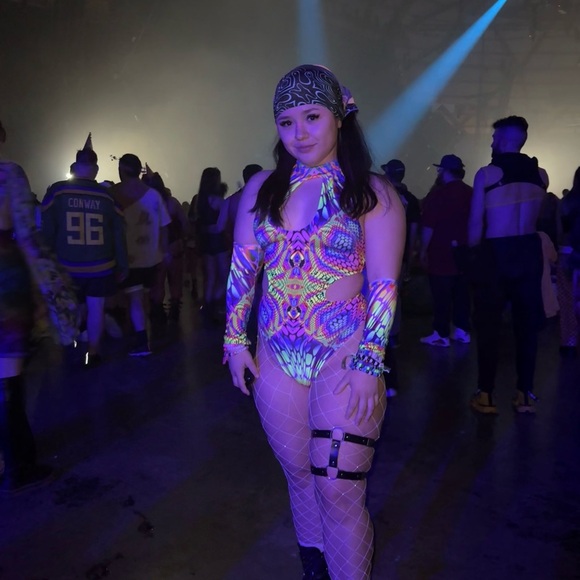 iHeartRaves Tops - Vibrant Multicolor Festival Outfit